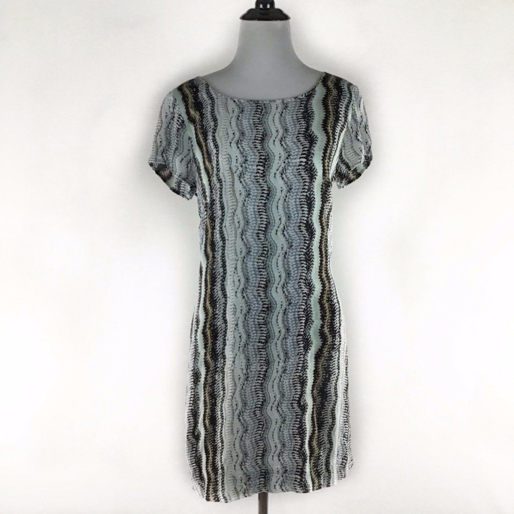 🦋Ella Moss TShirt Printed Shift Flowy Dress Small - Picture 2 of 8